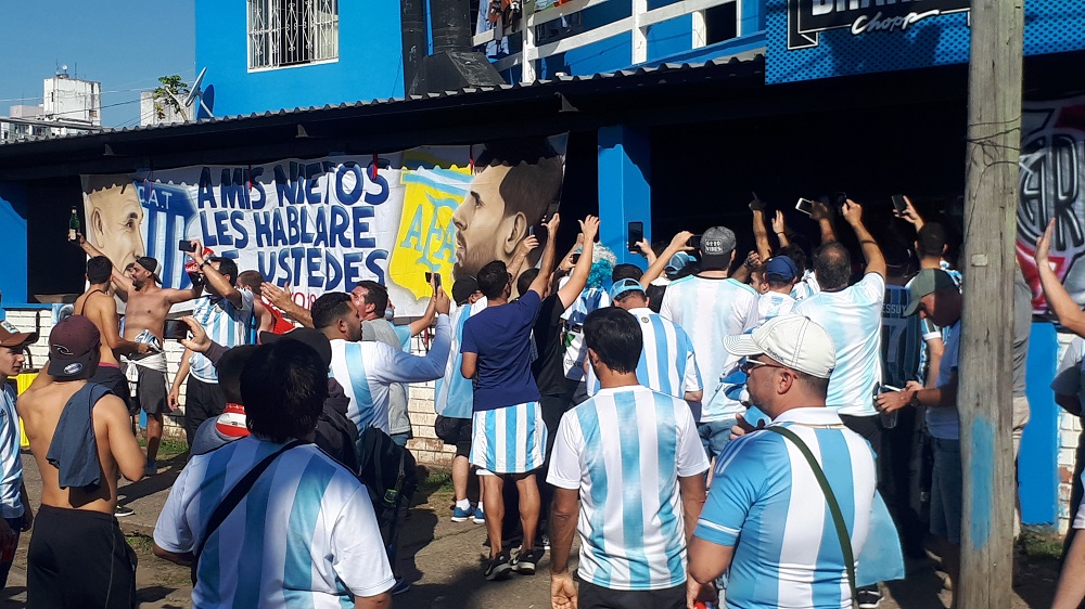 Hinchas argentinas copa américa Fede Jelic