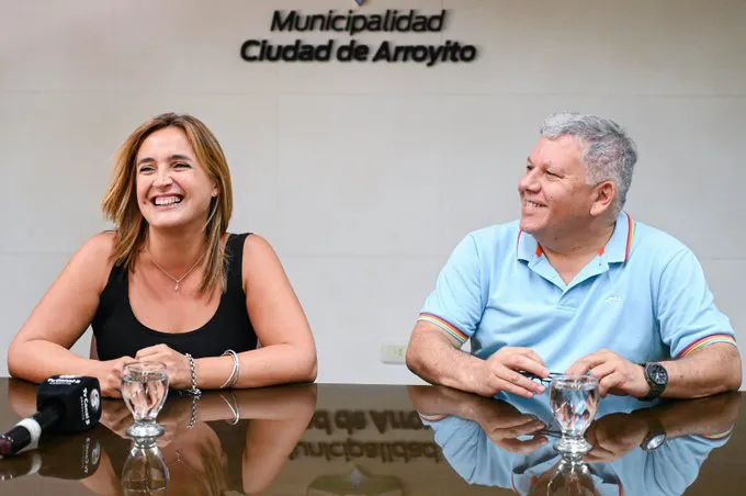 Myrian Prunotto y Gustavo Benedetti (Twitter Gustavo Benedetti)