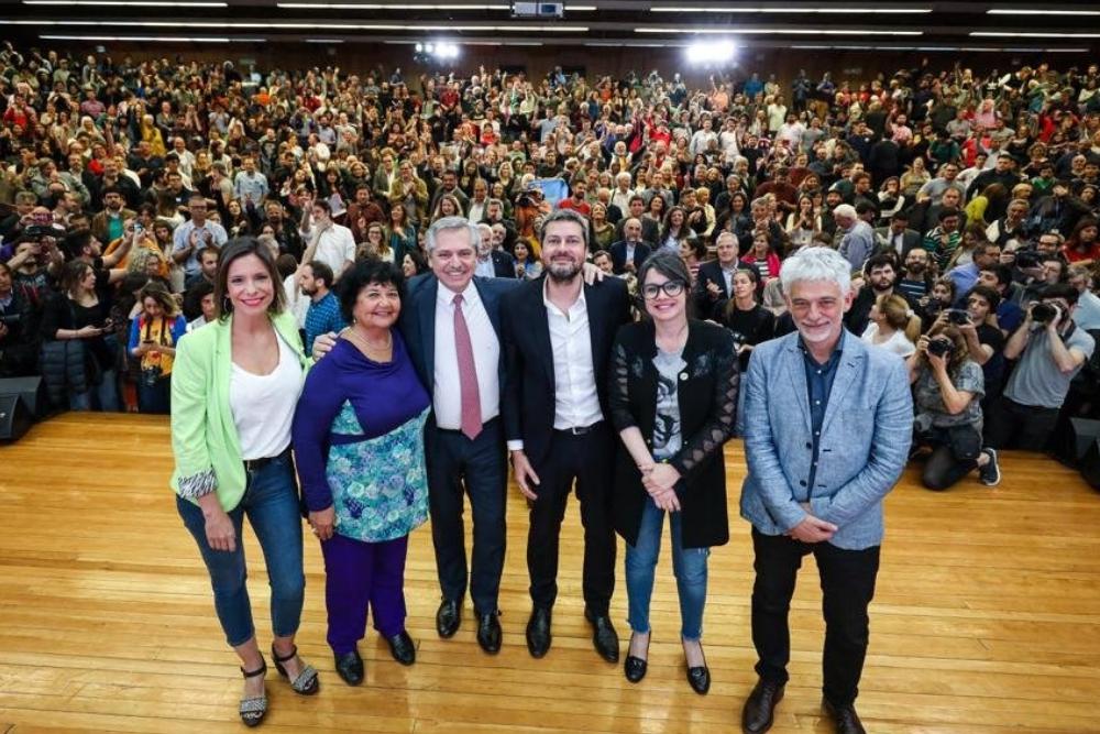 @alferdez con candidatos porteños en las UBA