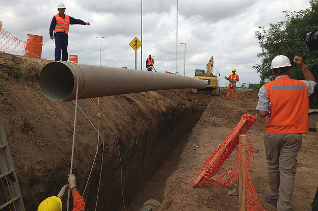obras colector norte cloacas