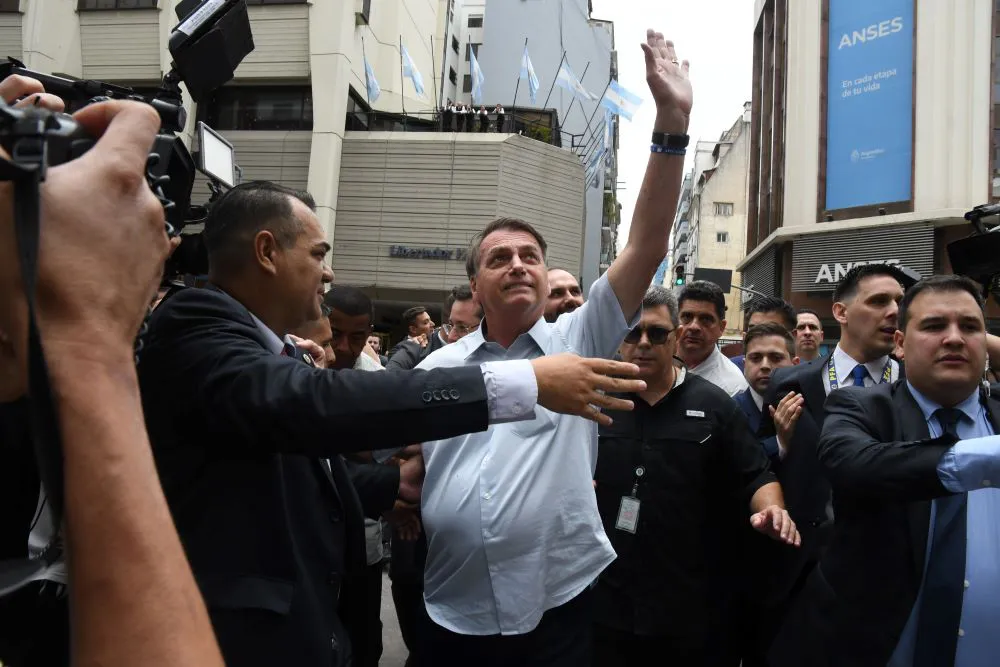 Jair Bolsonaro en Argentina by Télam
