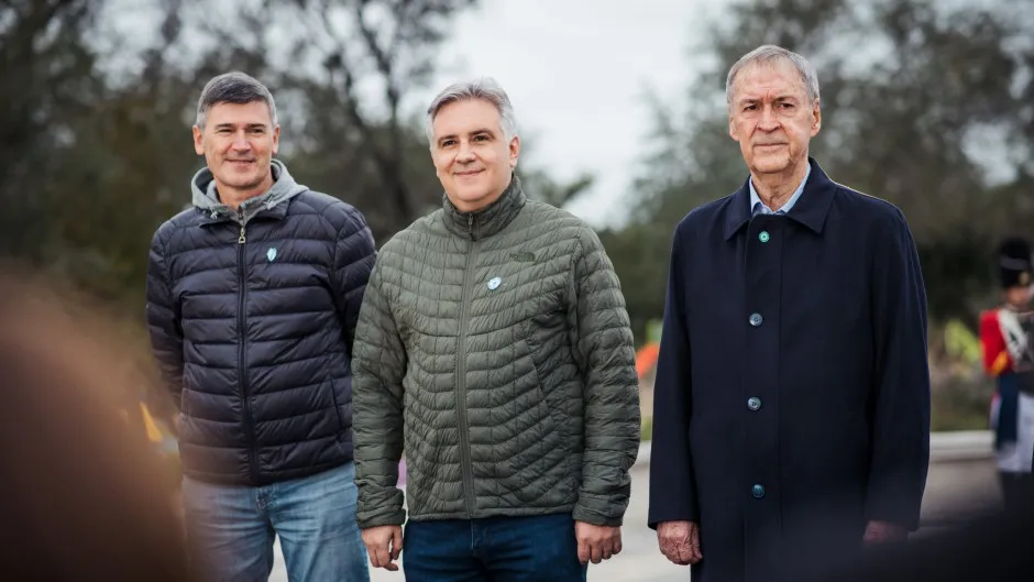 Passerini, Llaryora y Schiaretti (La Política Online)