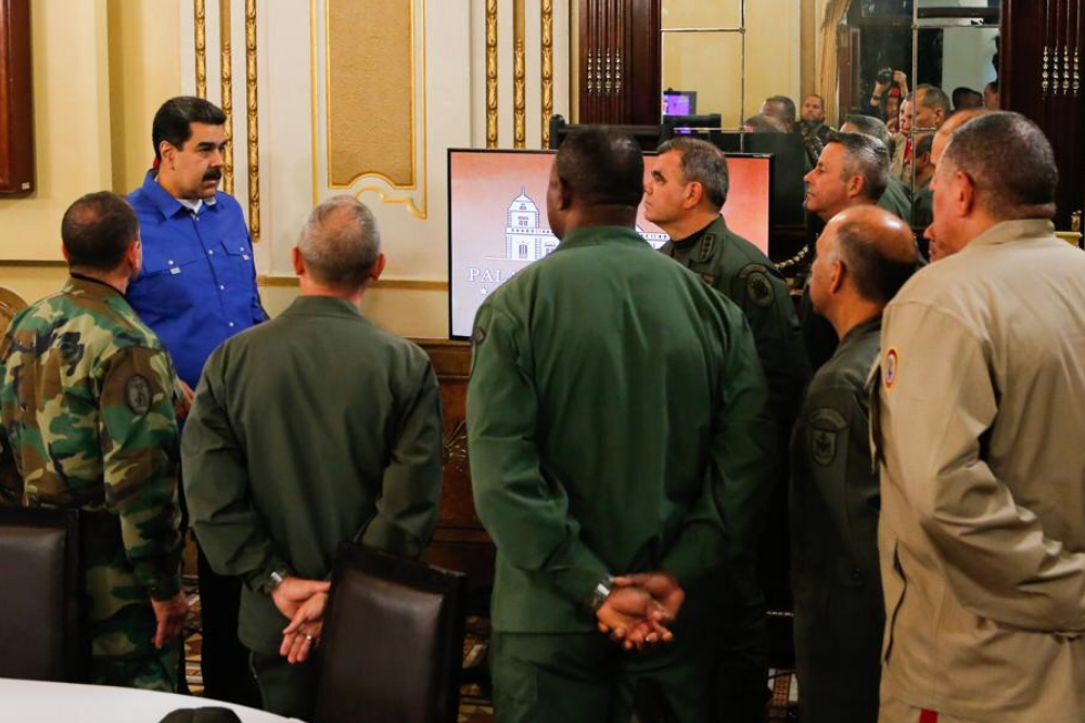 Maduro con FANB
