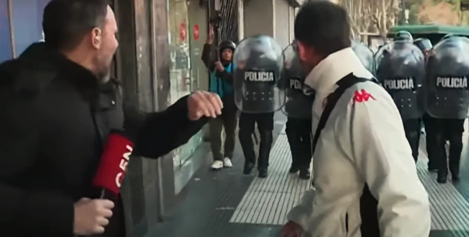 Reprimieron a periodista de C5N