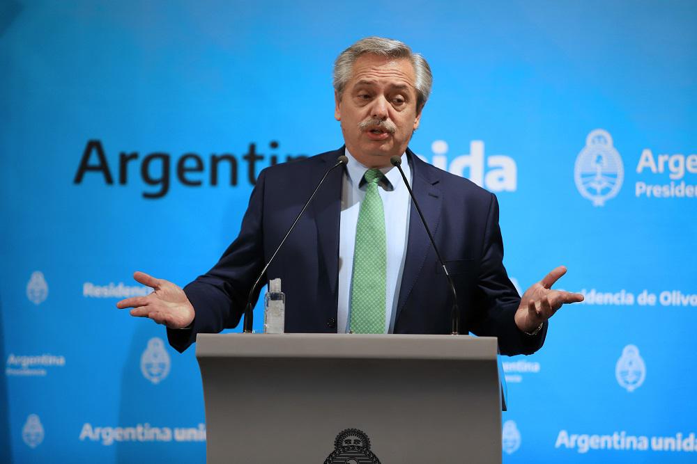 Alberto Fernández coronavirus by NA