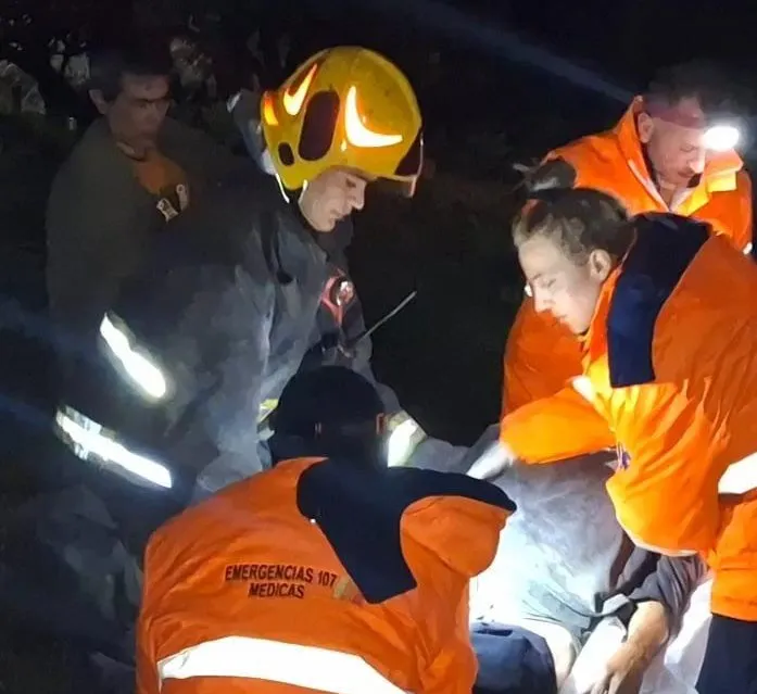 Deflagración en taller mecánico (Policía de Córdoba)