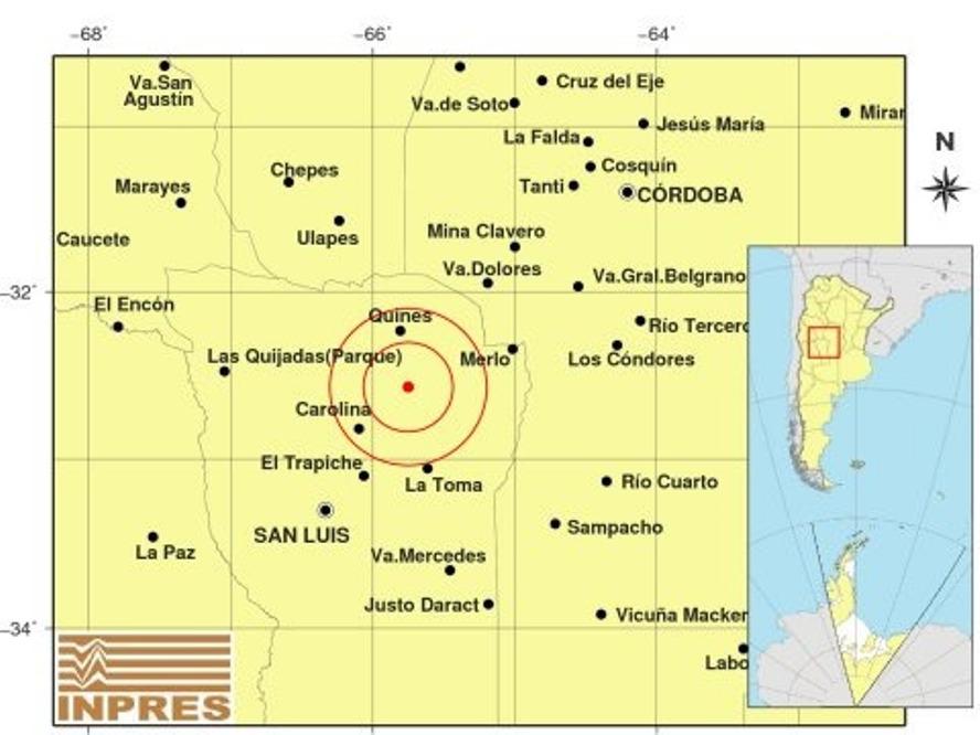 sismo en San Luis by Inpres
