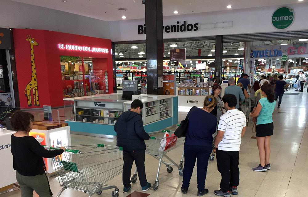 Compras en supermercados NA