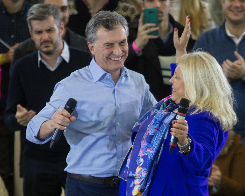 Mauricio Macri y Carrió by NA