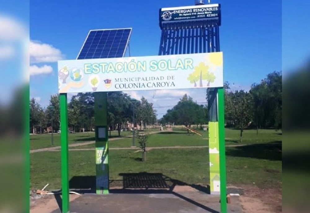 Punto de energía Solar Colonia Caroya Radio Jesús María