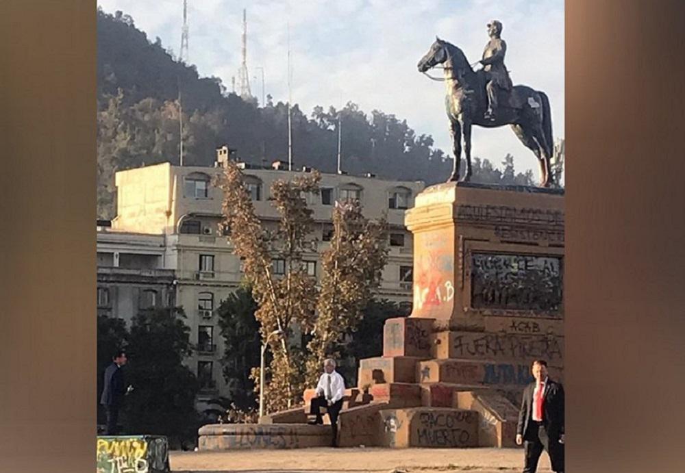piñera rompiendo cuarentena Tw Piñera