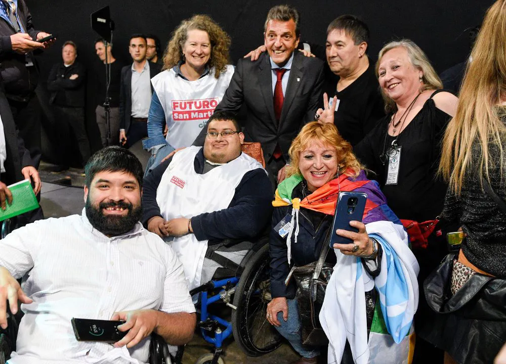 Massa encuentro discapacidad by Télam