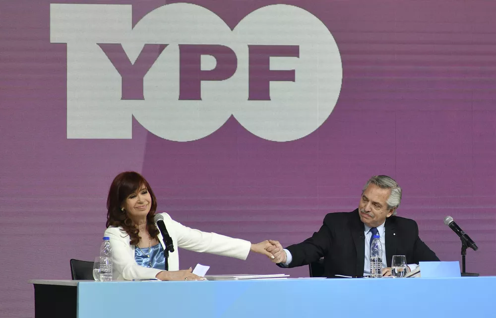 Alberto Fernández y CFK by na