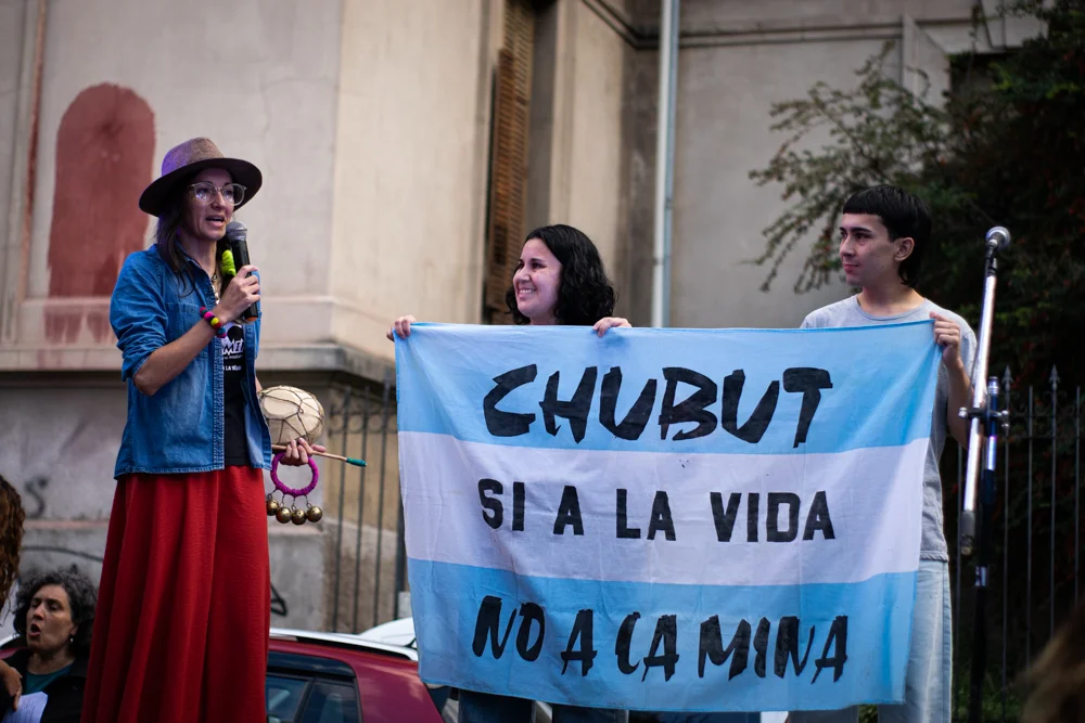 Actividad en defensa de los glaciares (Matilde Gudiño) 013