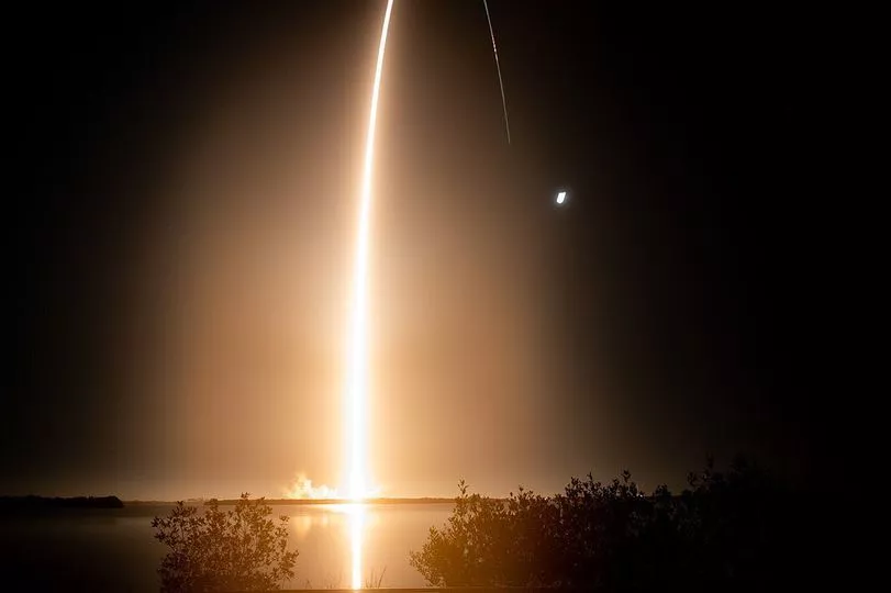 Lanzamiento Artemis foto Nasa