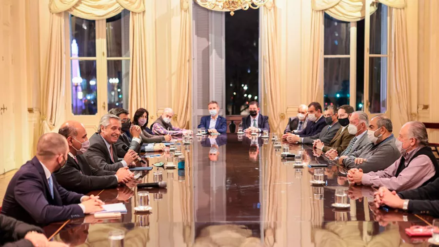 Reunión Consejo del Salario (Telam)