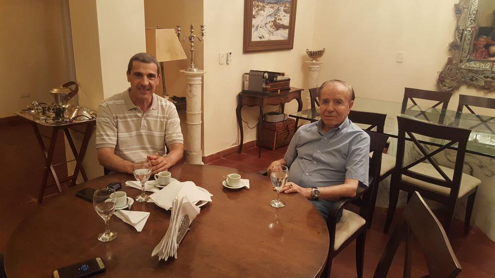 Guerra y Menem Twitter