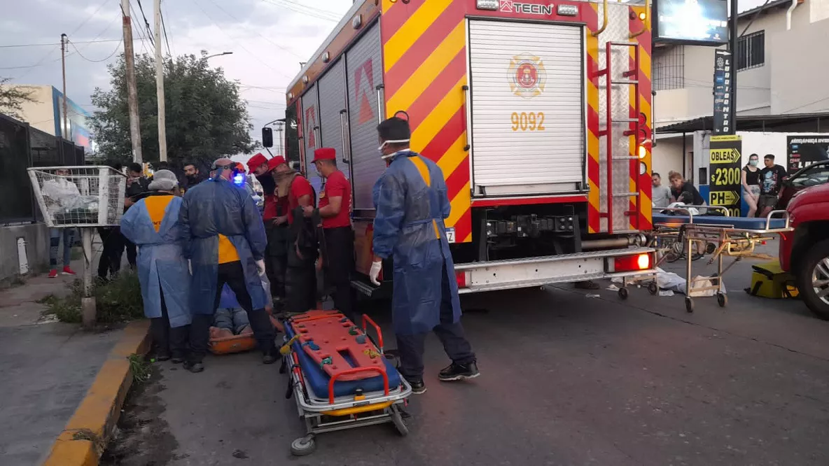 incendio en un geriatrico @policia