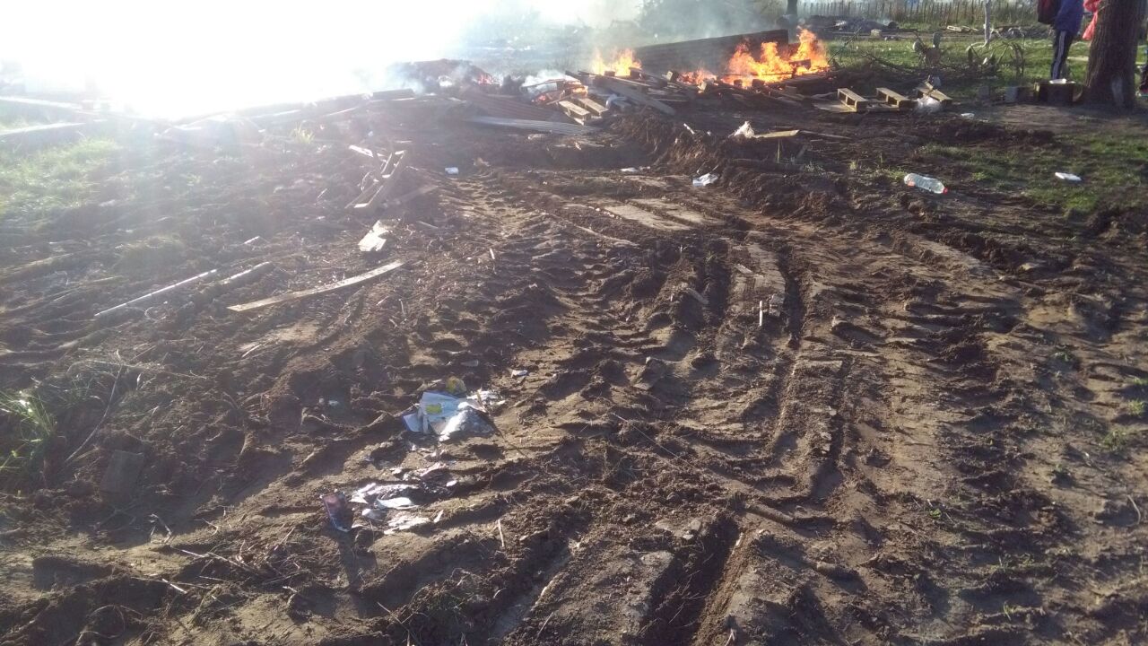 desalojo parque esperanza
