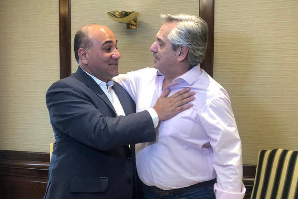 Alberto Fernández Juan Manzur. Foto Tiempo Argentino-1
