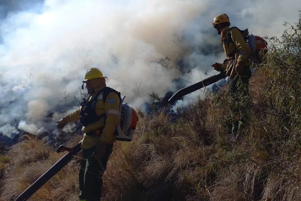 Incendio en el cerro Champaquí (Gobierno de Córdoba)