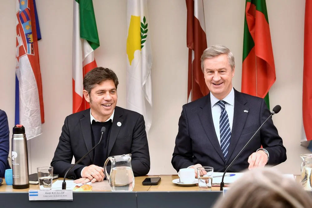 Kicillof en Comis Europea gentileza