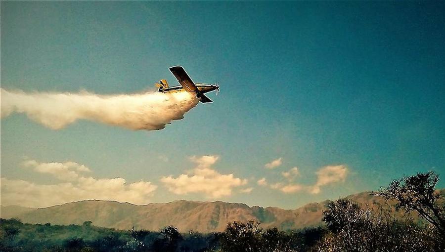 Incendio las sierras