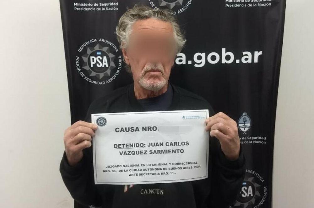 Juan Carlos Vázquez Sarmiento detenido
