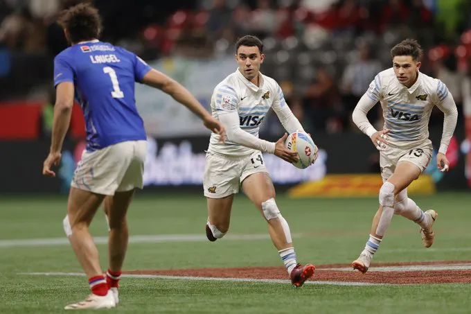 Los Pumas Seven contra Francia (Twitter Pumas 7)