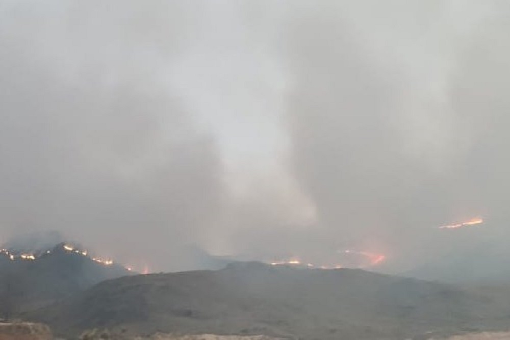 Incendio Berrotarán by prensa Min de Gob
