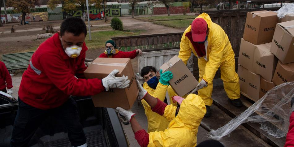 Chile corovirus by AFP