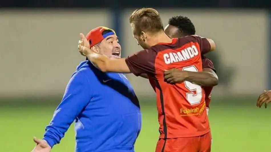 Carando y Maradona