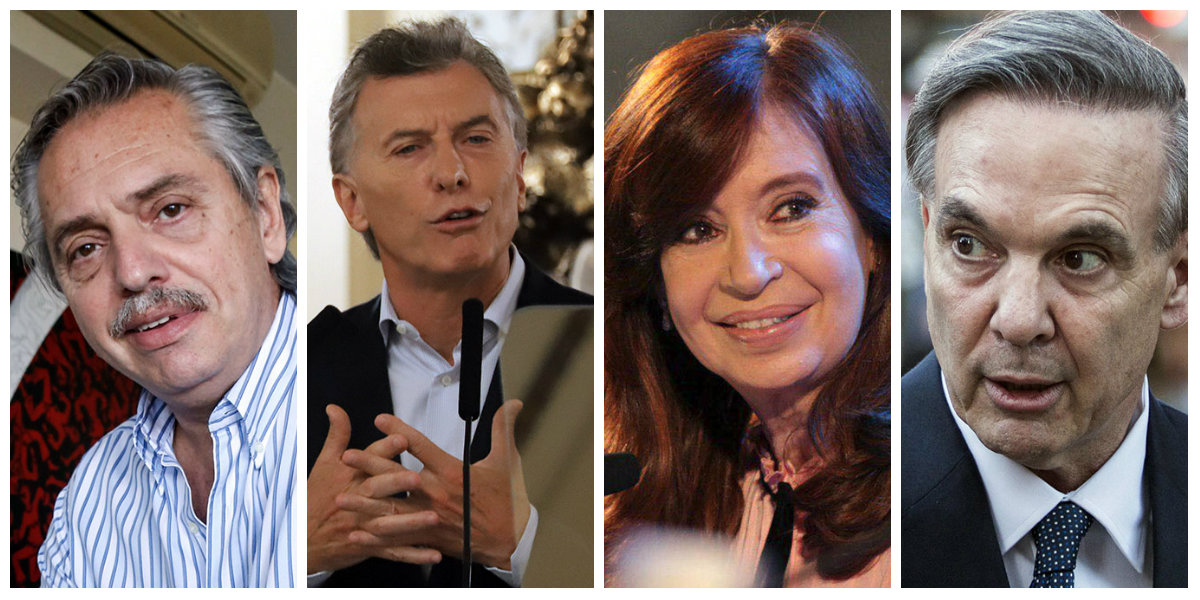 Fernandez - Macri - Fernandez - Pichetto