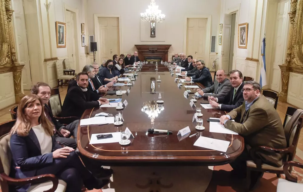 Reunión de Gabinete (Twitter Juan Manzur)