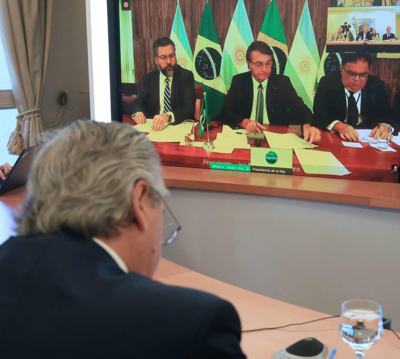 Fernández y Bolsonaro