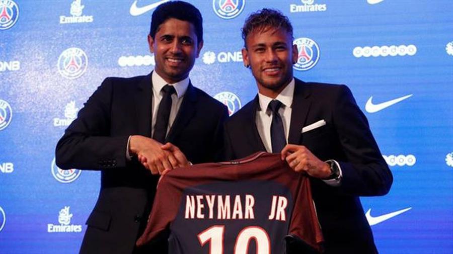 Neymar en el PSG La Nación