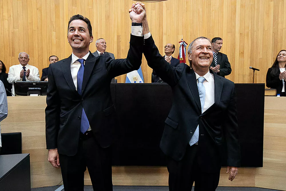 Schiaretti y Calvo en a Legislatura, el ámbito de acción más importante del vicegobernador