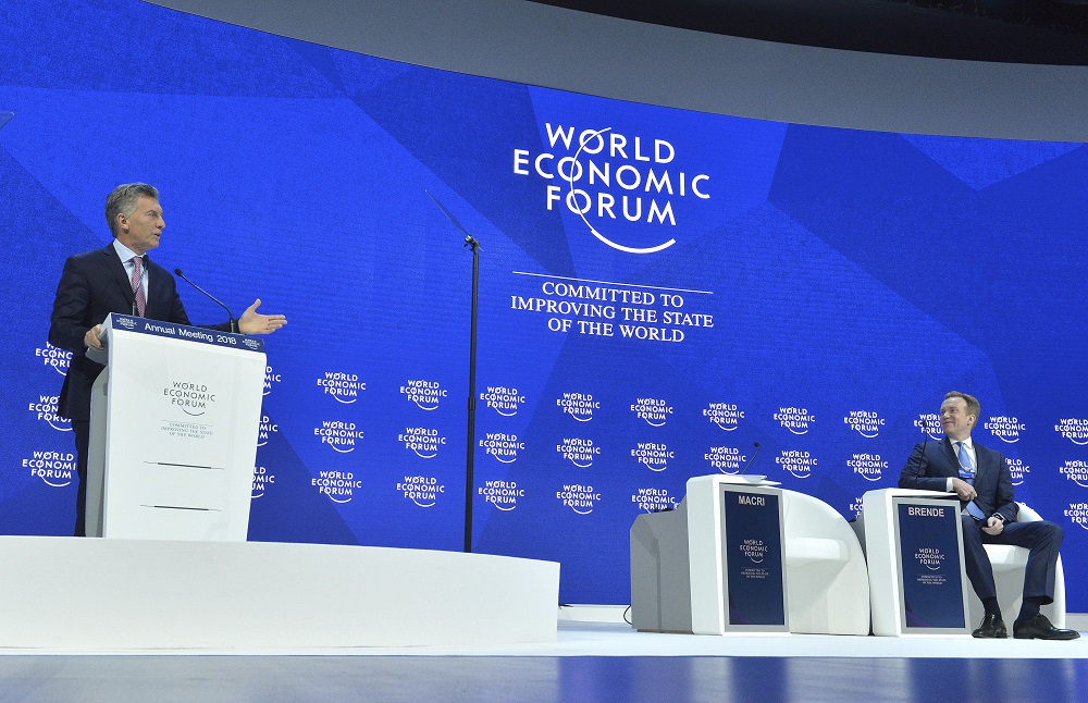 Macri en Foro de Davos by Noticias Argentinas