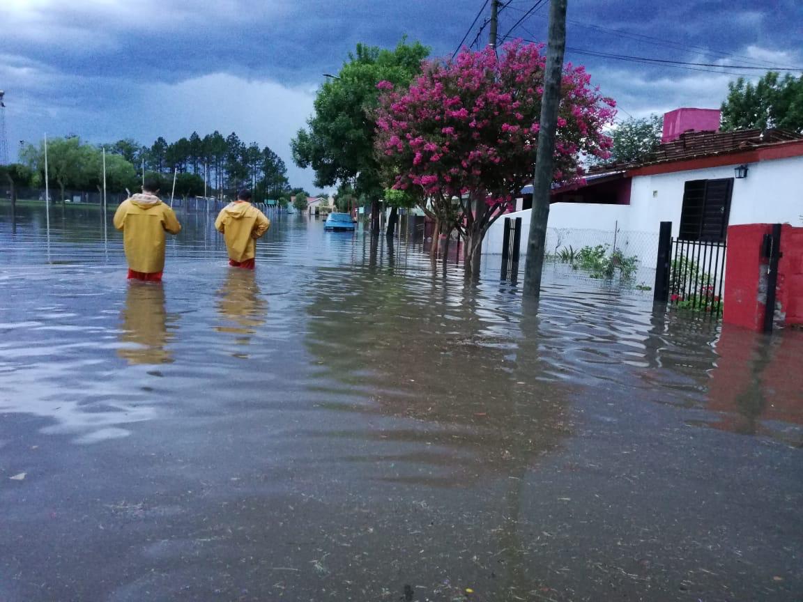 Inundación Justiniano Posse by Federación Bomberos