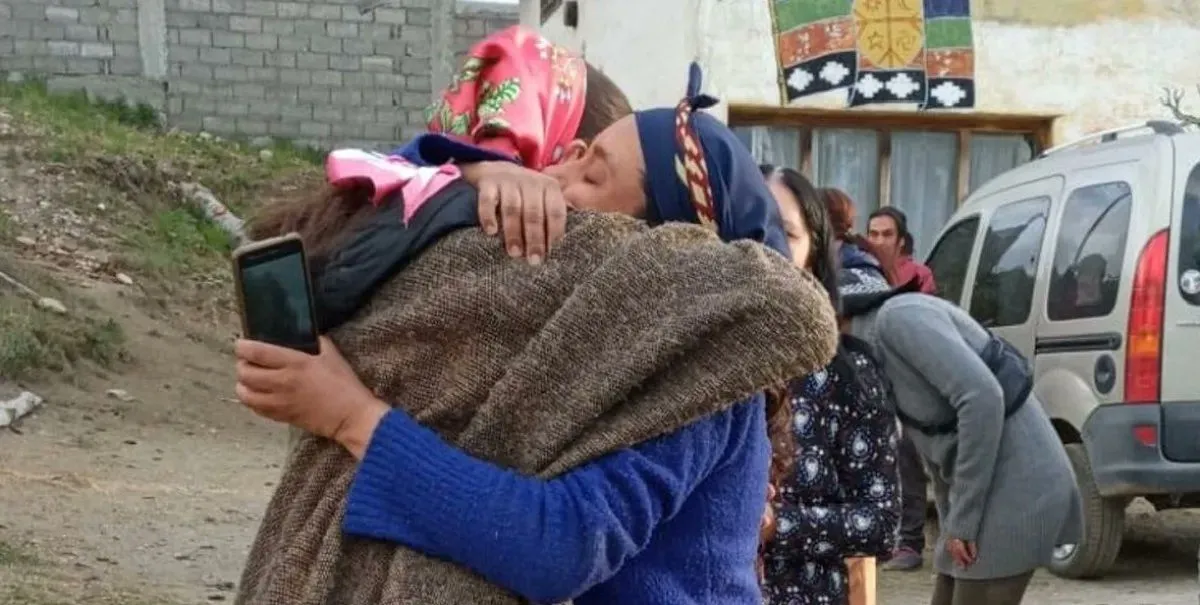 Mujeres mapuche liberadas (Gentileza El Argentino)