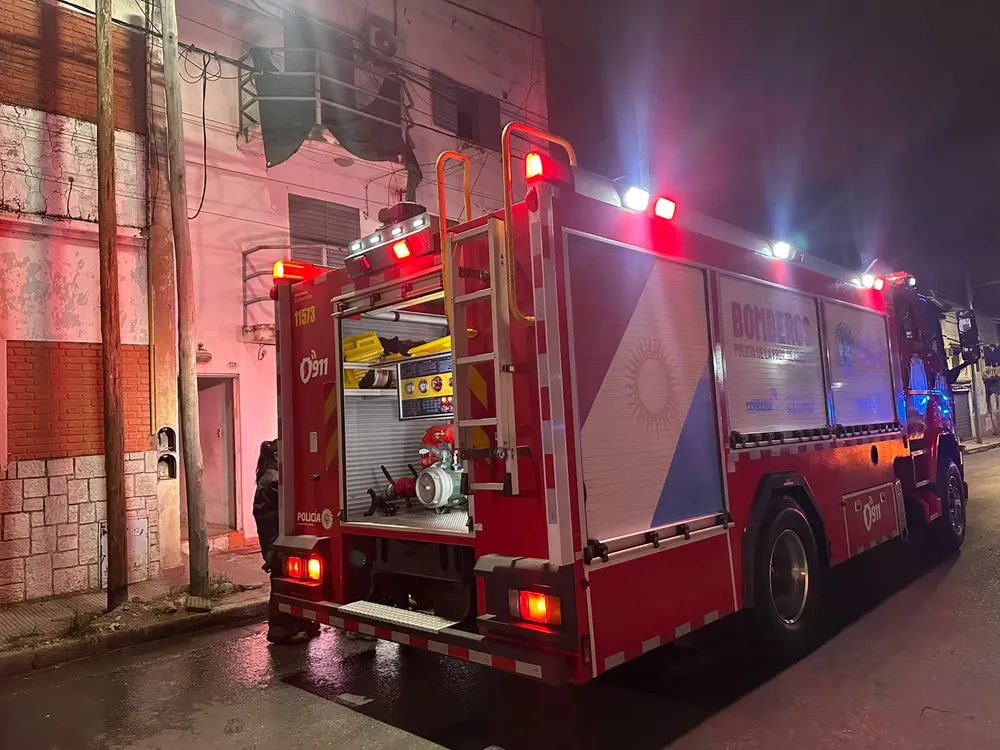 Incendio en barrio San Martín