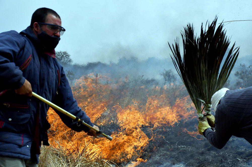 incendios en el norte provincial by Télam