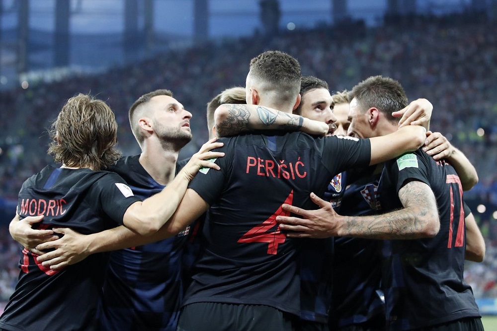 croacia dinamarca festejo by EFE