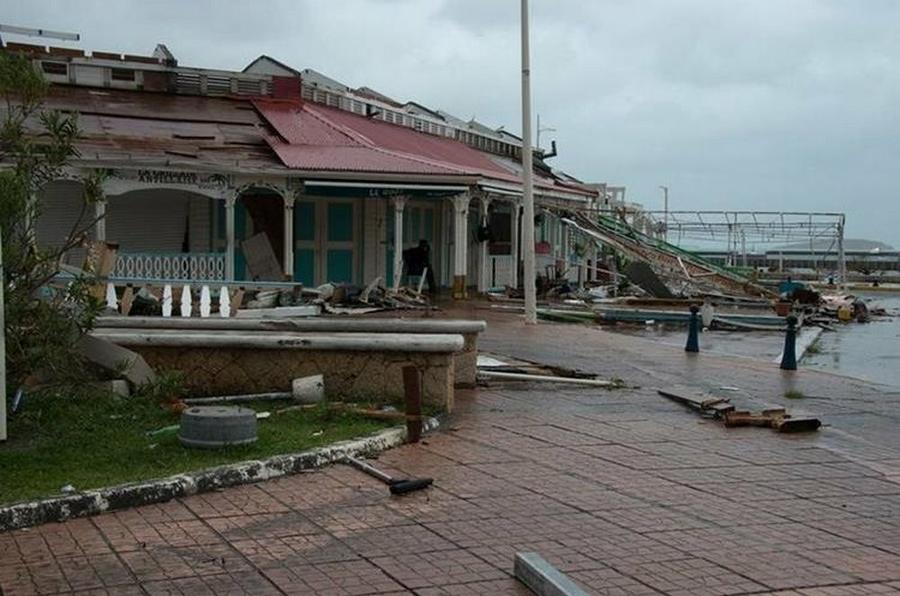 huracan maria en saint martin @afp