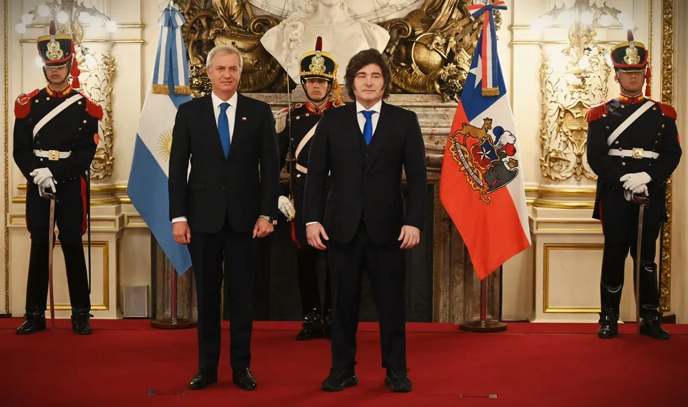 Kast y Milei (X de OPRA)
