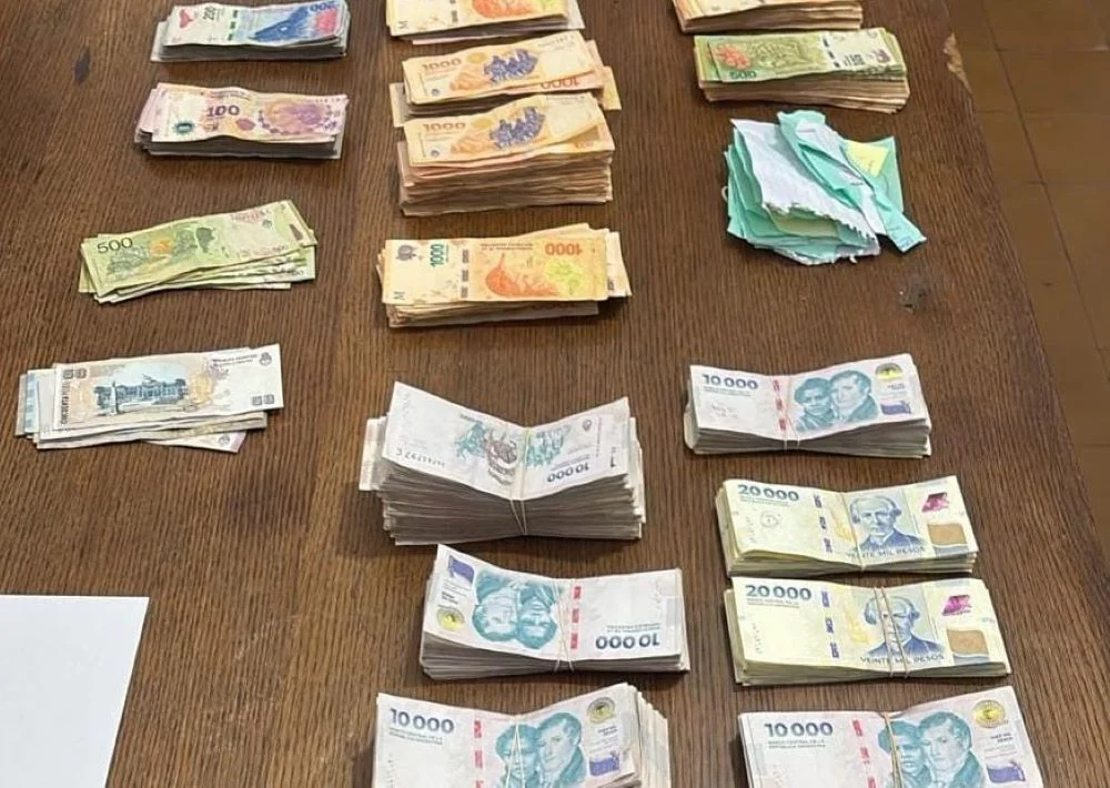 Dinero incautado Policía de Córdoba