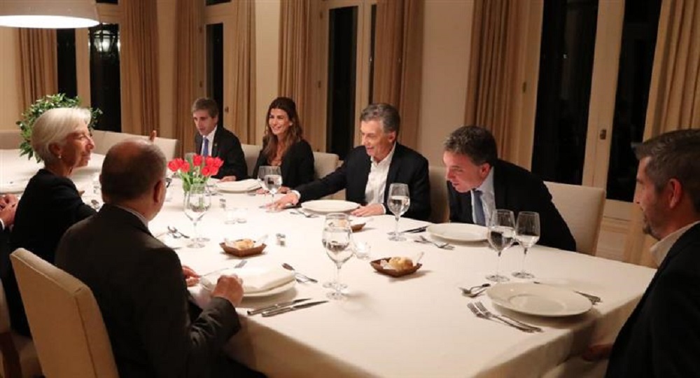 cena lagarde con macri