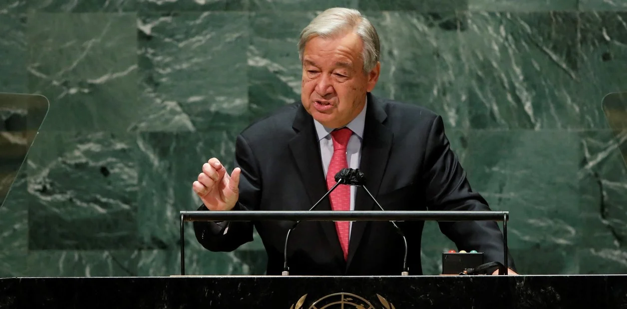 Antonio Guterres by AFP