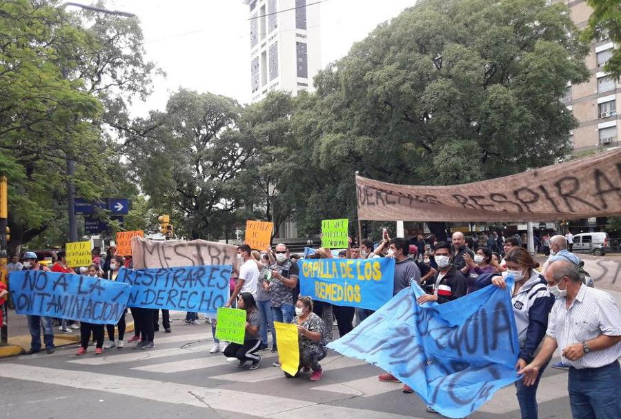 protesta vecinos capilla de los remedios en muni by @javiersassi