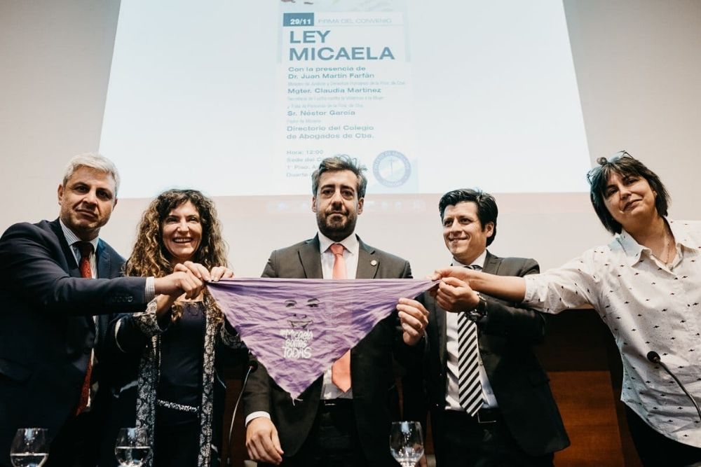 Ley Micaela Coelgio de Abogados de Córdoba